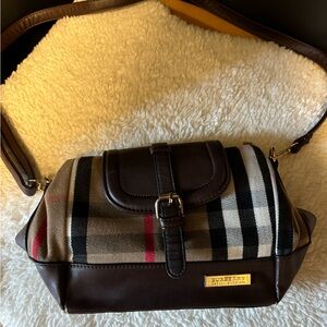 Burberry original check crossbody bag